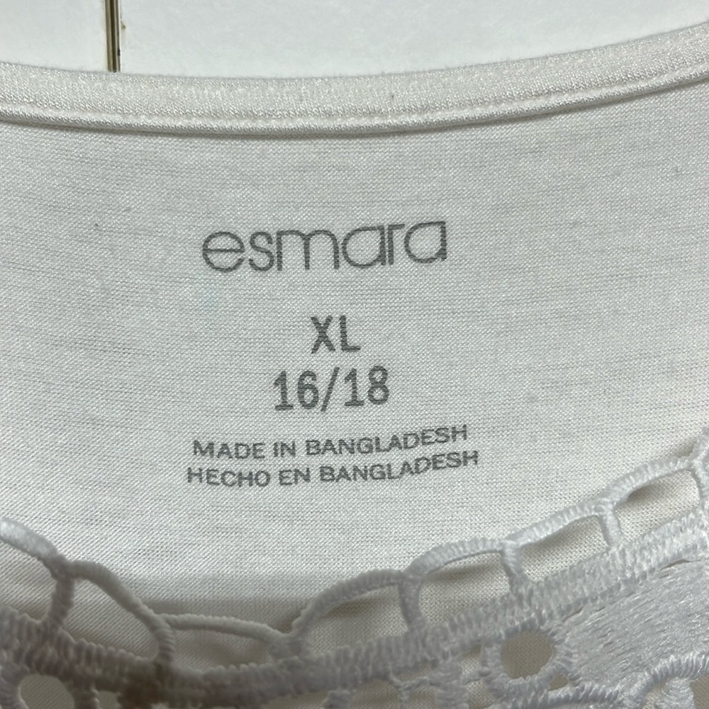 White Eyelet Tank Top - Picture 5 of 7